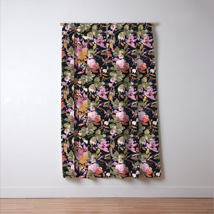 Dark Meadow Magic Window Curtain Gallery Image 3