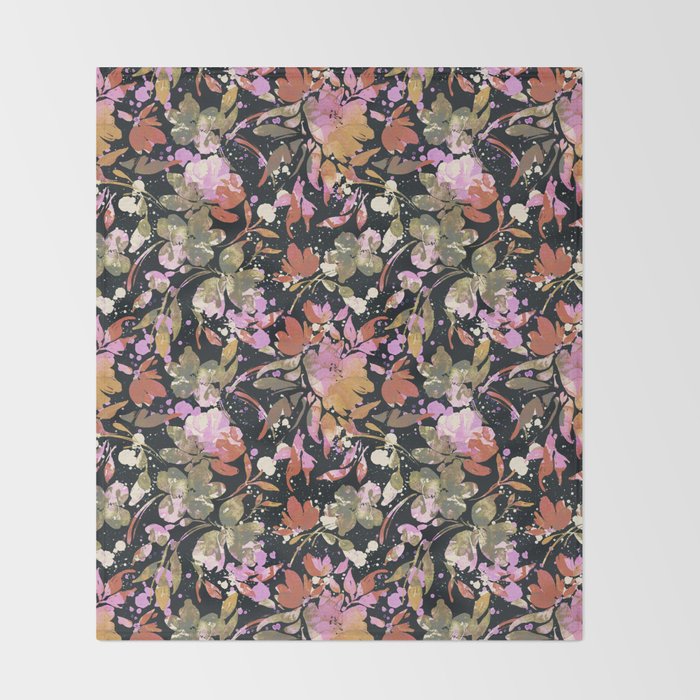 Dark Meadow Magic Throw Blanket Gallery Image 2