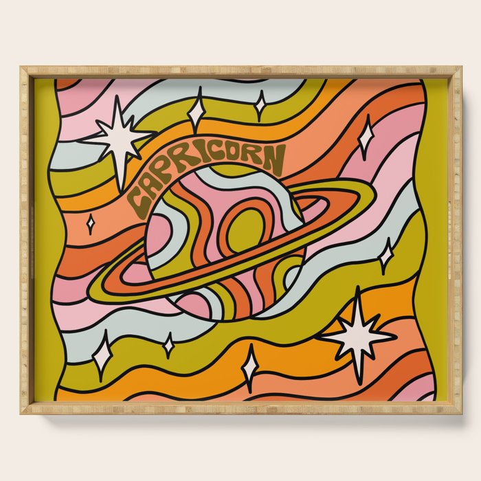 Capricorn Planet Serving Tray Gallery Image 1