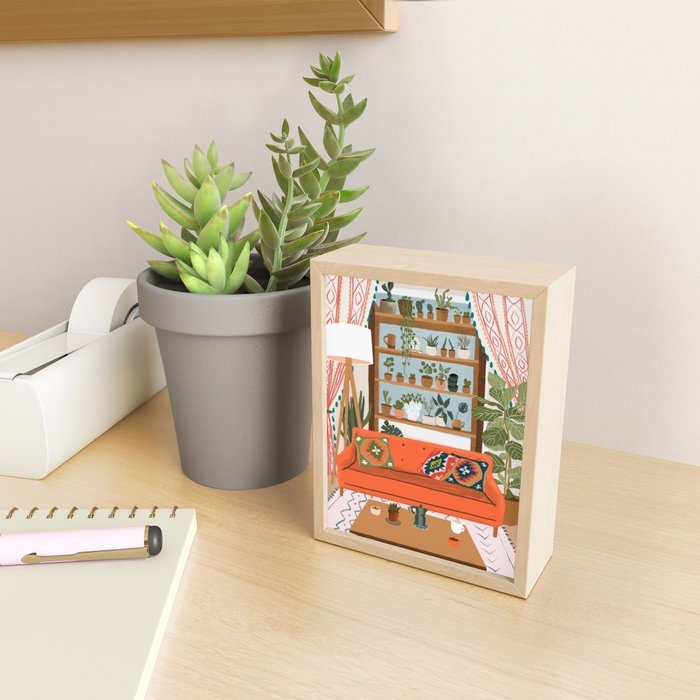 Let the sun shine on your plants Mini Art Print Gallery Image 2