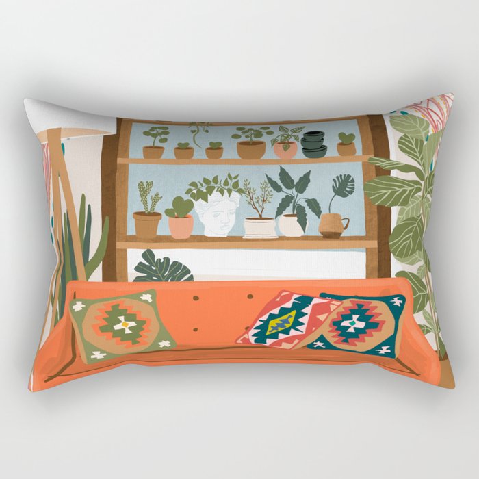 Let the sun shine on your plants Rectangular Pillow Gallery Image 1