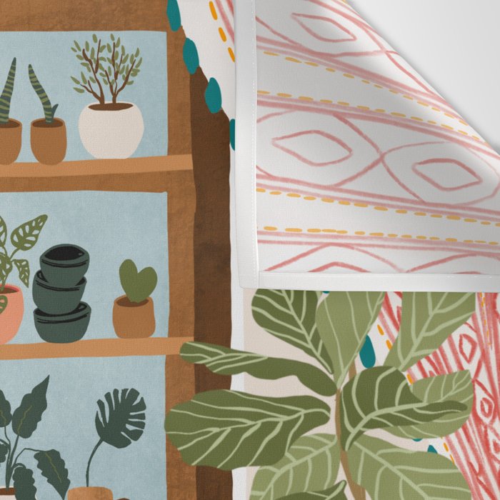 Let the sun shine on your plants Wall Tapestry Gallery Image 3