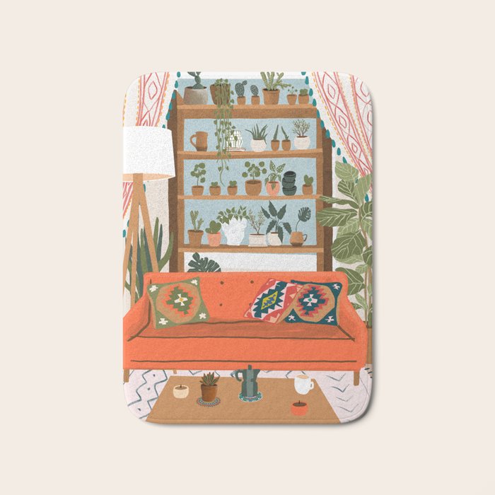 Let the sun shine on your plants Bath Mat Gallery Image 1