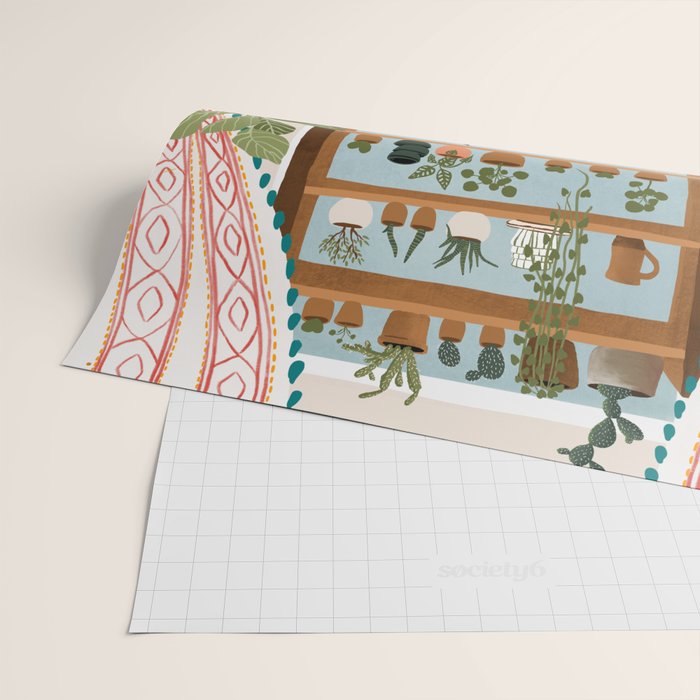 Let the sun shine on your plants Wrapping Paper Gallery Image 2