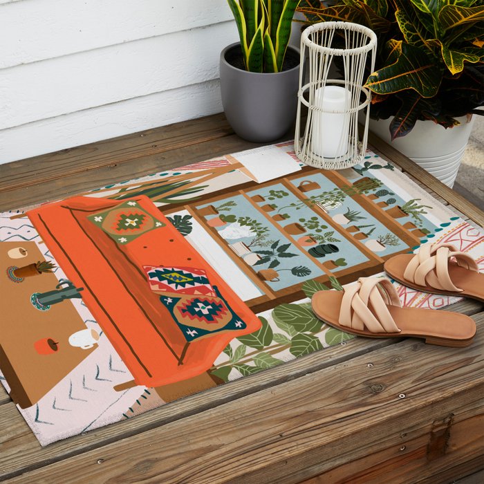 Let the sun shine on your plants Outdoor Rug Gallery Image 2