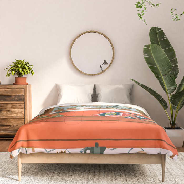 Let the sun shine on your plants Comforter Gallery Image 3