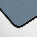 Geometric Triangles IX Blue and Orange Desk Mat Gallery Image 4
