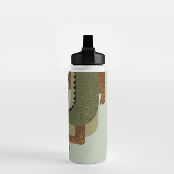 Whimsy Crocodile Water Bottle Gallery Image 2