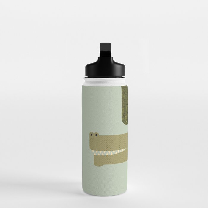 Whimsy Crocodile Water Bottle Gallery Image 3