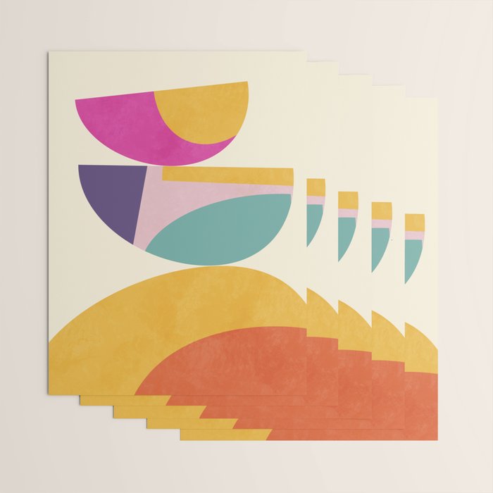 abstract minimal 4 Wrapping Paper Gallery Image 3