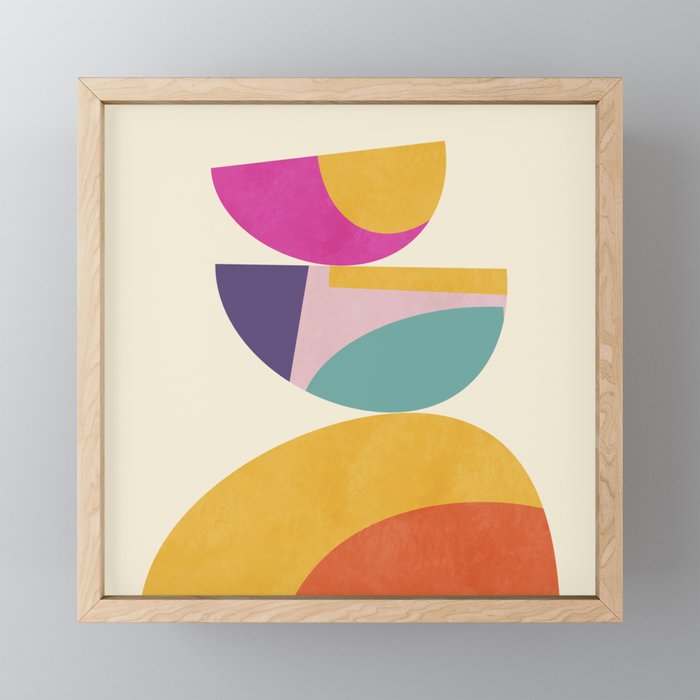 abstract minimal 4 Mini Art Print Gallery Image 1