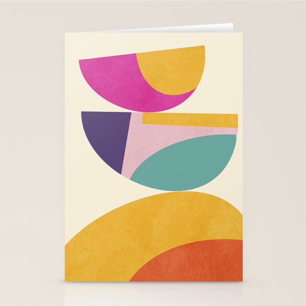 abstract minimal 4 Stationery Card Gallery Image 1