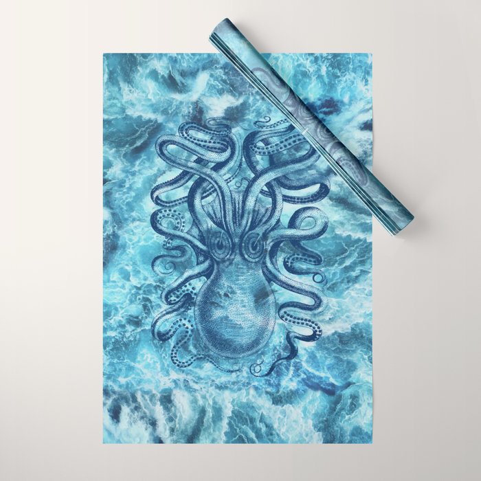 Octopus Wrapping Paper Gallery Image 1