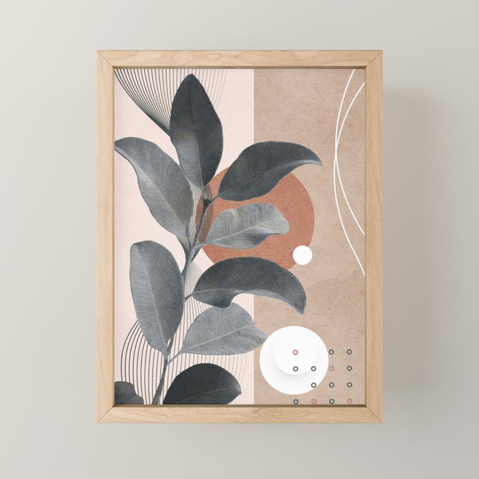 Plant Life Design 02 Mini Art Print Gallery Image 1