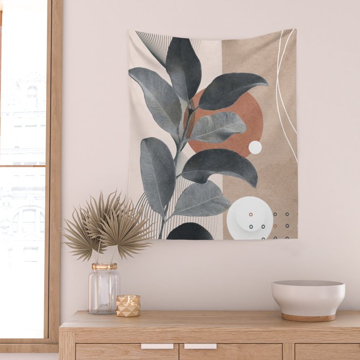 Plant Life Design 02 Wall Tapestry Gallery Image 2