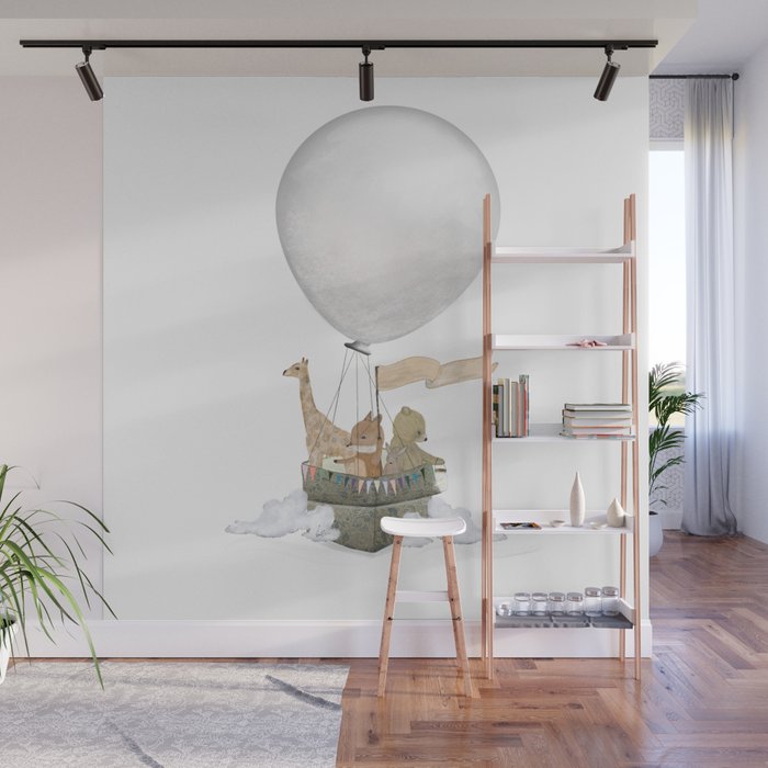 a little balloon adventure Wall Mural Gallery Image 1