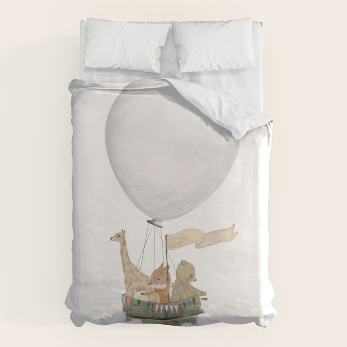 a little balloon adventure Duvet Cover Gallery Image 6