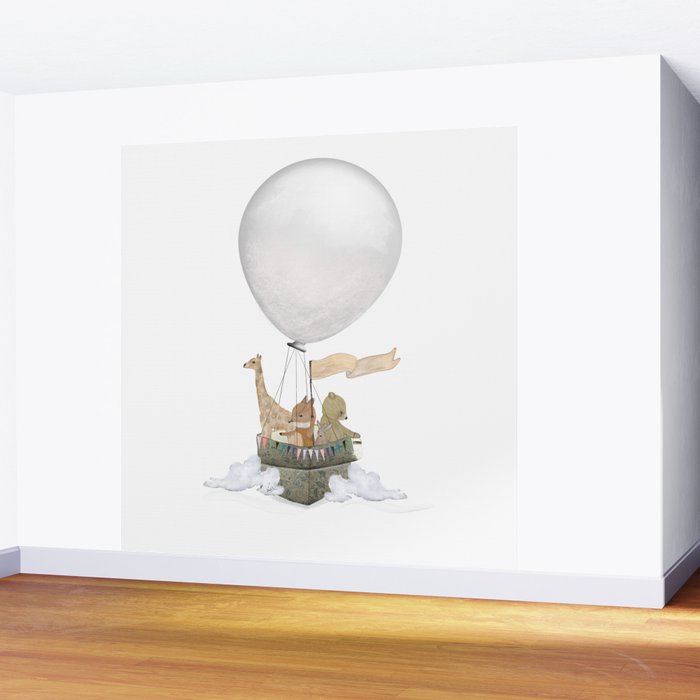 a little balloon adventure Wall Mural Gallery Image 2
