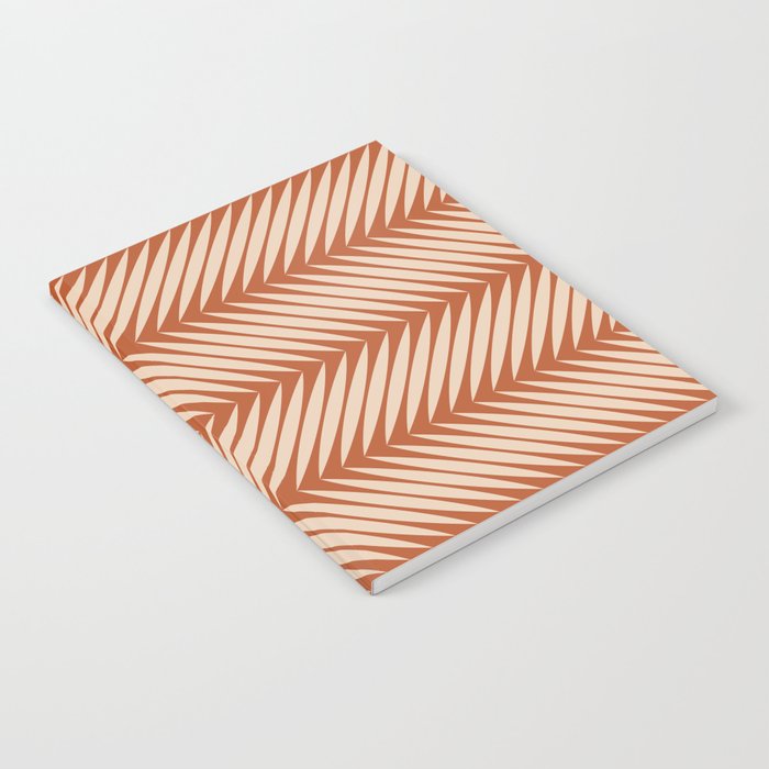 Palm Leaf Pattern - Orange Notebook Gallery Image 1