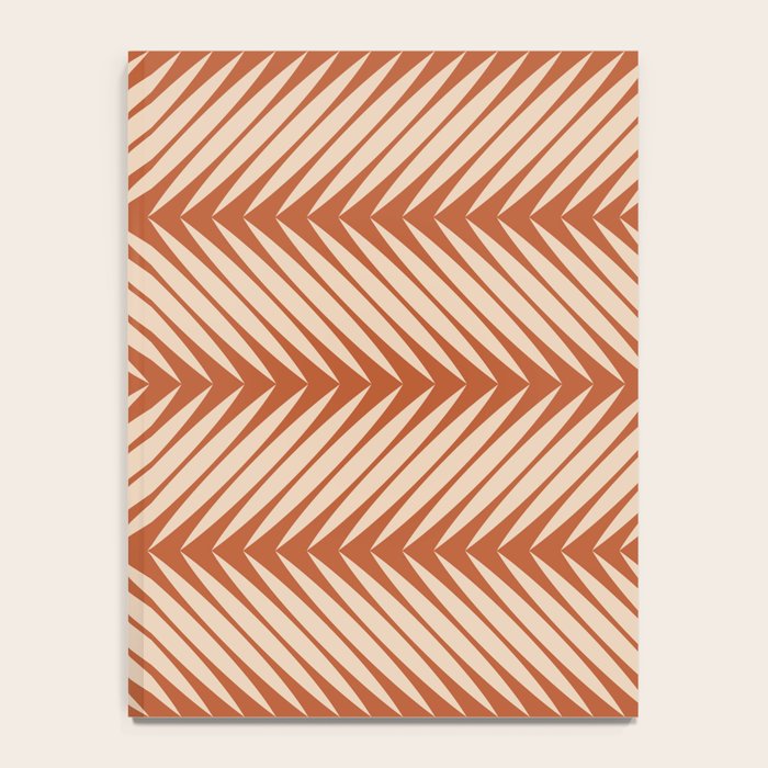 Palm Leaf Pattern - Orange Notebook Gallery Image 4