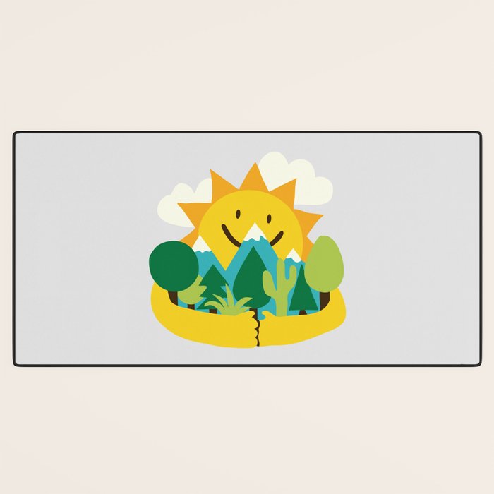 Sun is out Desk Mat Gallery Image 3