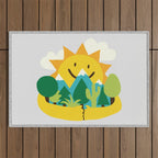 Sun is out Outdoor Rug Gallery Image 1