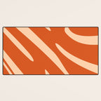 Abstract Composition in Orange & Peach Desk Mat Gallery Image 3
