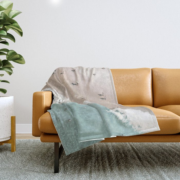 Beach Day Throw Blanket Gallery Image 1