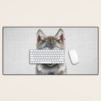 Baby Wolf - Colorful Desk Mat Gallery Image 1