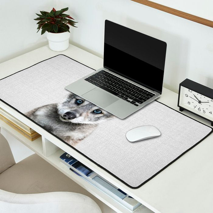 Baby Wolf - Colorful Desk Mat Gallery Image 2