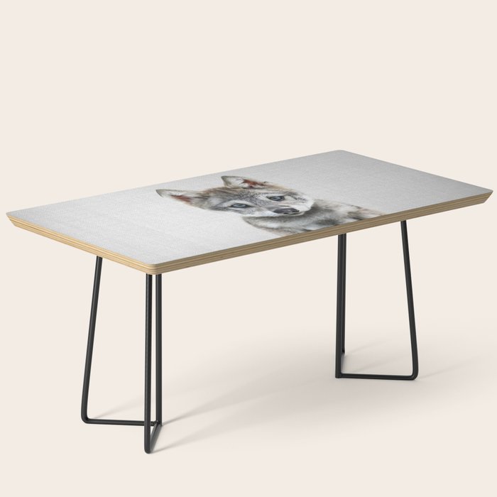 Baby Wolf - Colorful Coffee Table Gallery Image 1