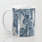 Tyrannosaurus rex indigo Coffee Mug Gallery Image 3