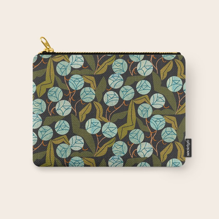 Pale Blue Roses Carry All Pouch Gallery Image 1