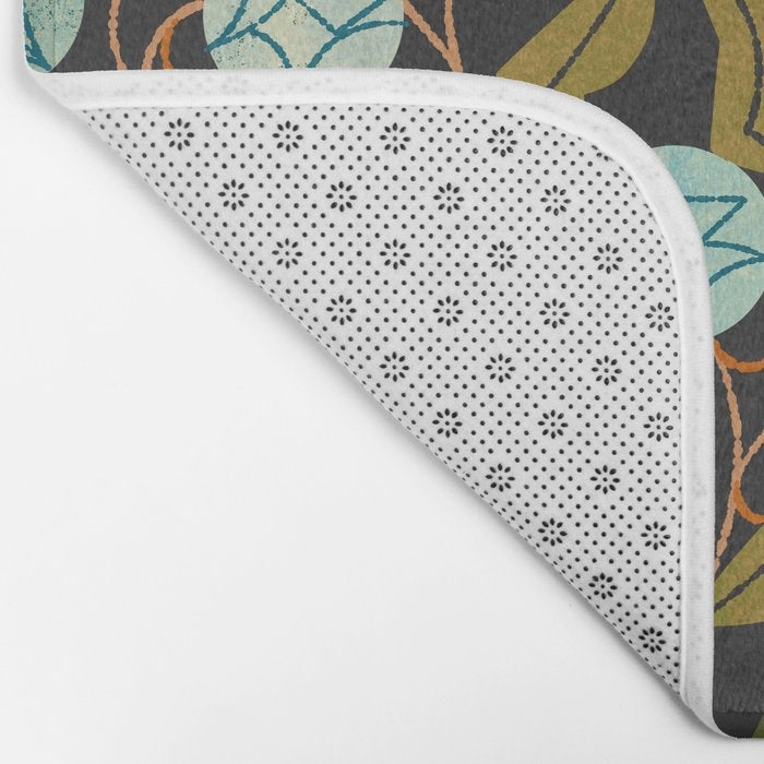 Pale Blue Roses Bath Mat Gallery Image 2