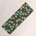 Pale Blue Roses Yoga Mat Gallery Image 1