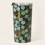 Pale Blue Roses Travel Mug Gallery Image 3