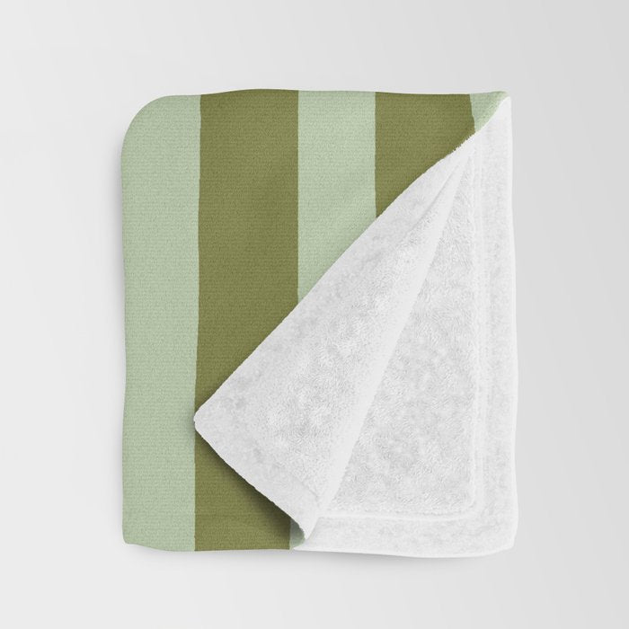 Summer Flower pottery with stripe Throw Blanket Gallery Image 3
