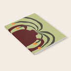 Summer Flower pottery with stripe Notebook Gallery Image 2