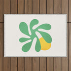Star Leaf: Matisse Paper Cutouts VI Outdoor Rug Gallery Image 1