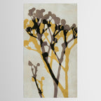 Echoes of Gypsophila / Yellow & Brown Tablecloth Gallery Image 2
