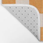 CHECKER - 001 - Tangerine Bath Mat Gallery Image 2