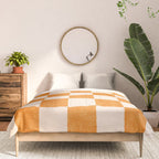 CHECKER - 001 - Tangerine Comforter Gallery Image 3