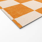 CHECKER - 001 - Tangerine Welcome Mat Gallery Image 2