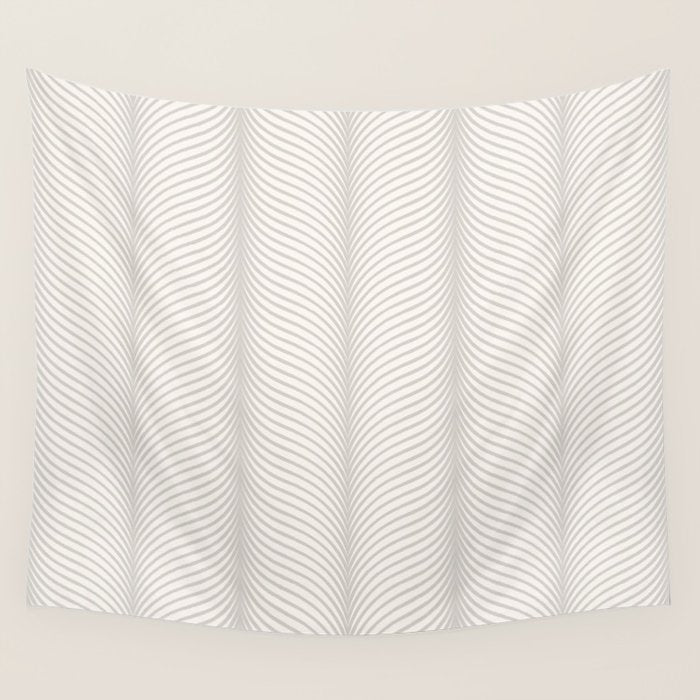 Elysian XVII Grey White Wall Tapestry Gallery Image 1