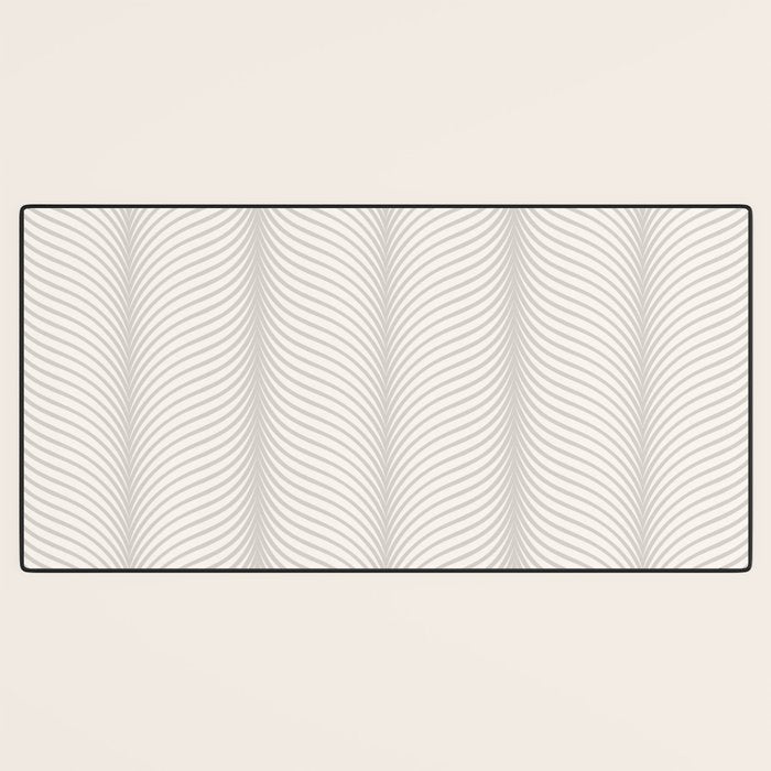 Elysian XVII Grey White Desk Mat Gallery Image 3