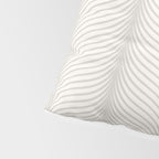 Elysian XVII Grey White Pillow Sham Gallery Image 4