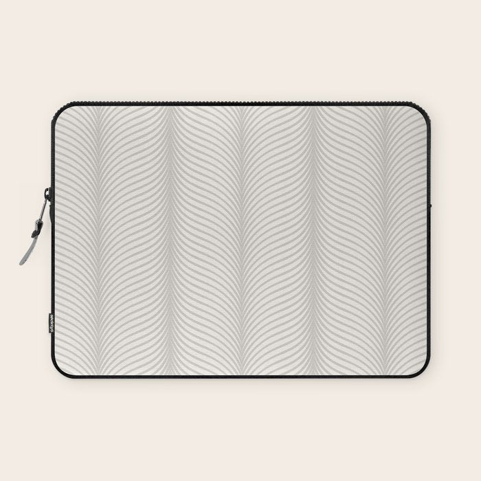 Elysian XVII Grey White Laptop Sleeve Gallery Image 1