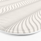 Elysian XVII Grey White Bath Mat Gallery Image 3