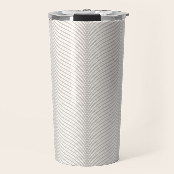 Elysian XVII Grey White Travel Mug Gallery Image 1