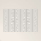 Elysian XVII Grey White Welcome Mat Gallery Image 1
